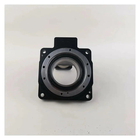 Heavy Duty Hollow Rotary Actuator With Slick Rotation Platform Built Tough For Shop Projects Featuring A Solid Cast Iron Frame and Center Bore
