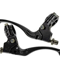 Beefy 7/8 Inch 22mm Universal Clutch And Brake Lever Perch for Honda CRF50 to CRF150, black metal, top view.