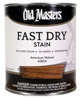 Fast Acting Oil Based Wood Stain In Warm American Walnut For Interior Hardwoods Delivers Top Shelf Color Depth And Gets The Job Done Quick With Simple Hand Applied Finish In Standard Quart Packaging.