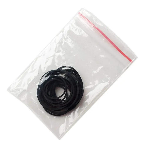 Mixed Square Belts For Cassette Tape And DVD CD Machines 25 To 65mm Half Perimeter Rubber Belts Pack Of 30 Black Repair Replacement Kit Easy Install Durable Square Cross Section One Point One To One Point Two Millimeter For A Snug Fit