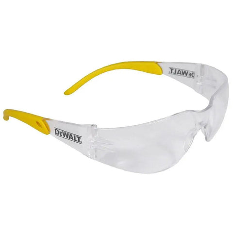 Lightweight Protective Eyewear With ANSI Z87.1 Plus High Impact Rating, Job Site Ready Glasses With Universal Fit Frame, Clear Lenses