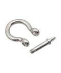 Set Of 20 M4 D Ring Shackles 304 Stainless Steel Screw Pin Heavy Duty Shackles For Tow Straps Cables And Chains 60 Kg