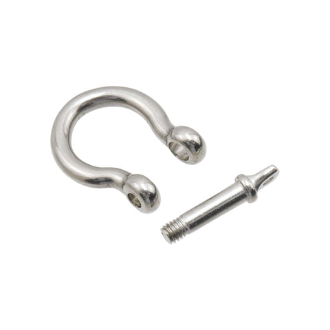 Set Of 20 M4 D Ring Shackles 304 Stainless Steel Screw Pin Heavy Duty Shackles For Tow Straps Cables And Chains 60 Kg