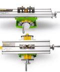 Precision Milling Table For Small Workshops Handy Drill Vise Fixture Workbench 330 X 95mm aluminum alloy top view