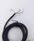 Close-up of a 1000mm Draw Wire Encoder with 24V DC Supply and 4 20mA Output, two wire, for industrial automation.