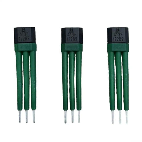 Fresh 3pc 413F Hall Sensors For Ebike Motors That Fix Jerky Starts And Boost Acceleration Smoothly With Precise Rotor Detection For High Power Bikes Around 2000 To 3000 Watts Plus Easy Fit For Quanshun Yuma And Docto Units Today, 3 black-green 3-pin sensors