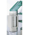 2 Horsepower Dual Filtration HEPA Cyclone Dust Collector features HEPA filter with ducting for fine particle cleanup.