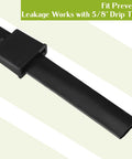 25 Pack Folding Drip Tape Row End Caps For Garden Irrigation, 5 By 8 Inch Fit, Dripless Watering System End Pieces