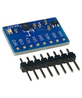 Six Axis IMU Breakout Board With 16 Bit Accelerometer And Gyroscope, Pro Grade High Precision Motion Sensor With Digital Temperature Sensor, I2C Or SPI Ready For DIY Projects And Precise Orientation Tracking, blue PCB with pin headers