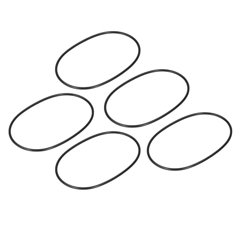 Round Rubber Motor Belts 5mm Diameter 573mm Circumference 5 Pack For Industrial Machinery And Equipment Built Tough Heavy Duty Friction Drive Belts