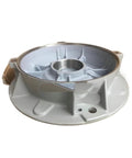 Industrial Grade Motor End Cover With Flange Mount For 11KW 160M Induction Drive, heavy-duty cast-iron end cap front view