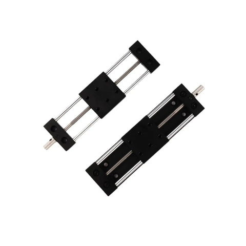 Manual XY Axis Linear Stage Sliding Table With Micrometer Fine Tune Aluminum Guide Plate 20mm And 80mm Travel Options