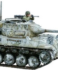 Winter US Army Bolt Action Starter Army Set 28mm scale tank model with soldier for WWII tabletop wargaming.