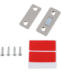 Magnetic Cabinet Door Catch And Closer Set For Cabinets And Drawers Keeps Doors From Slammin with screws and adhesive