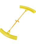 Yellow PU Wheel Rim Protectors 5 Pack Set Tire Changer Guard Rim Protector 5.91 By 0.98 Inches Durable Elastic PU Shield