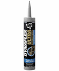Dynaflex Ultra Advanced Exterior Sealant Light Gray 10.1 Oz tube for windows, doors, siding, and trim, weather-resistant.