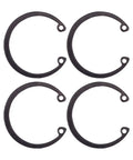 Four snap rings from 2 Pack Golf Cart Rear Axle Bearing And Seal Kit For TXT RXV Medalist Marathon Electric Carts 1978 Up