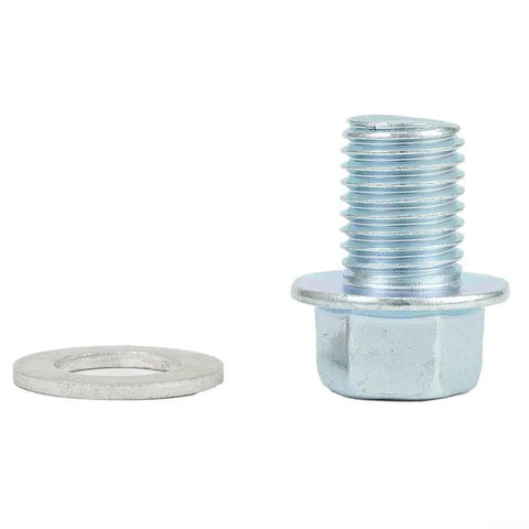 Super Cool Magnetic Oil Drain Bolt M14x1.5 For Honda CX500 CX500C Metal Particle Catcher With Premium Crush Washer Kit To Stop Sludge Buildup And Save Your Engine From Catastrophic Failure Today. Magnetic oil drain bolt M14x1.5 with crush washer, zinc-plated steel