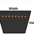 Diagram of Wrapped Rubber V Belt 2235mm Inside Circumference 17mm Width 11mm Height Black Top Notch Performance For Tools