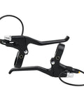 Waterproof Dual Brake Levers for Electric Bikes with Instant Power Cutoff, Compatible With BAFANG and Tongsheng Kits, shown in black.