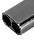 Close-up of Emergency Survival Whistle 10 Pack Aluminum Alloy Double Tube High Frequency Loud Whistle For Camping Hiking Fishing Boating