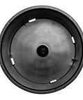 Premium 3 Gallon Nursery Pots Built To Last With Heavy Duty Impact Modified Plastic Thick Walled Wide Rim Grip Lip BPA Free Made in USA Pack of 10 For Easy Planting And Transplanting, black bottom view