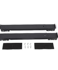 Heavy Duty Appliance Sliders With 24 Rollers And Brakes Extendable From 45 To 70CM parts including metal brackets and screws.