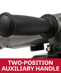 Heavy Duty 7 Inch Pneumatic Angle Grinder Packing 8500 Rpm ergonomic two-position auxiliary handle for improved control.