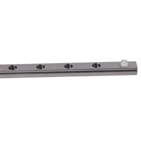 Premium MGN9 Linear Guide Kit with Six 400Mm Rails, showing a steel rail with mounting holes for smooth motion.