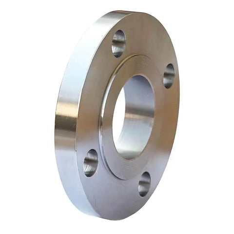 2 Inch Slip On Stainless Steel Flange With Neck, Raised Face, Forged, Class 150 Flat Welding Flange, side view
