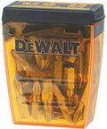 DEWALT screwdriver bits set, #2 Phillips, 25-pack in orange translucent plastic case