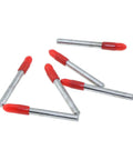 Premium Rock Hard Tungsten Carbide Scribe Nib Replacement Set, six heavy-duty tips in different angles for precision cutting.