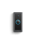 Top Shelf Hardwired Video Doorbell Camera With Flawless 1080p Hd Streaming two way audio in sleek black design, easy install.