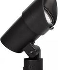 12V Landscape Lighting Accent Light with adjustable beam, black finish, built in brightness control, 740 to 2300 lumens, 4000K LED