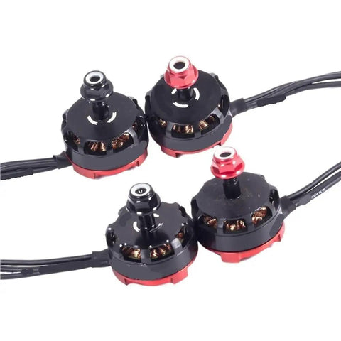 2300KV Brushless Motors With 20A And 30A ESCs For FPV Drones And Quadcopters, 2205 Size, 4 pack top view