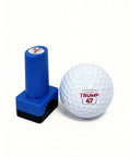 Trump Themed Golf Ball Stamp For Men Easy To Use Hilarious Mark On Balls Patriotic USA Golfer Gift Funny Golf Accessory