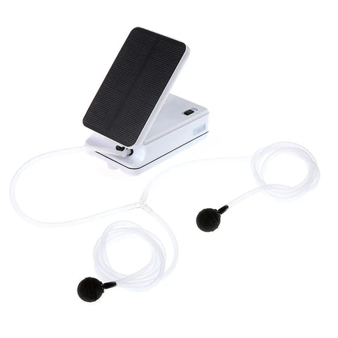 Solar Powered Pond Aerator Pump Kit With Dual Charging Options Oxygenator For Garden Fountain Pool Aquarium Fish Tank Easy Setup