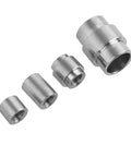 Premium 13 Piece Titanium Hardware Kit For Spyderco C81 Knife with various titanium screw sizes displayed.