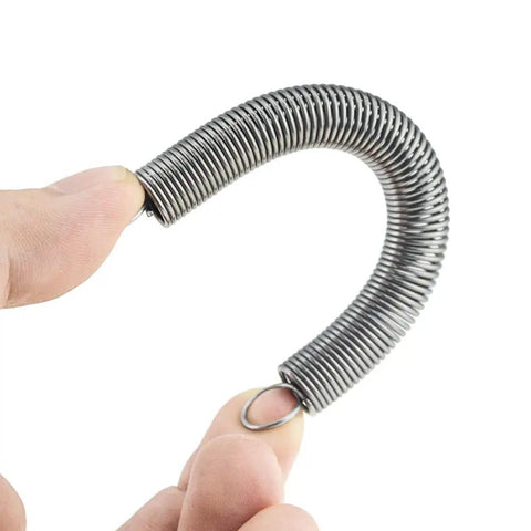 Rugged Built To Last Dual Hook Compressed Tension Spring 304 Stainless Steel Wire Diameter 2mm in hand