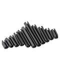 Stainless Steel Spring Roll Pins Pack Of 95 Dowel Tension Pins M1.5 To M6 8 To 20 Mm Black Zinc Carbon Steel Heavy Duty Fasteners