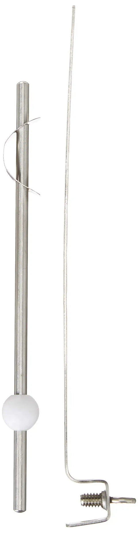 Metal components from Premier Bathroom Sink Drain With Overflow In Vibrant Brushed Nickel Finish, Genuine Part shown separately.