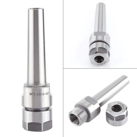 Beefy Carbon Steel Collet Holder For Lathe And Milling Machine MT2 Collet Chuck with Precision Ground Finish
