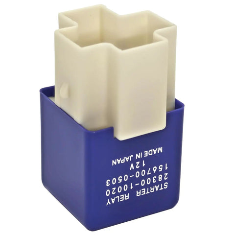 12V Four Pin Purple Starter Relay 28300 10020 156700 0503 Compatible With Toyota Camry Corolla Lexus And Other Models Works Like A Champ For Smooth Starts. 12V purple ABS plastic starter relay