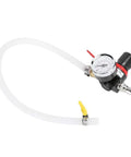 Universal Car Radiator Leak Tester And Cooling System Diagnostic Gauge With Quick Pressure Test 0.1 To 0.16 Bar Big 50cm Air Hose