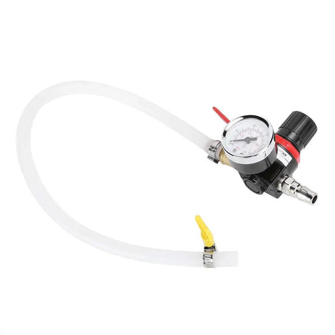 Universal Car Radiator Leak Tester And Cooling System Diagnostic Gauge With Quick Pressure Test 0.1 To 0.16 Bar Big 50cm Air Hose