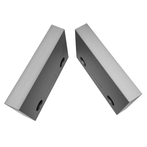 Heavy Duty 6 Inch Machinable Aluminum Soft Jaws For Kurt Vises Set Of Two Hella Tough Hard Anodized 6061 Alloy Badass Grip For CNC Milling And Workshop Projects
