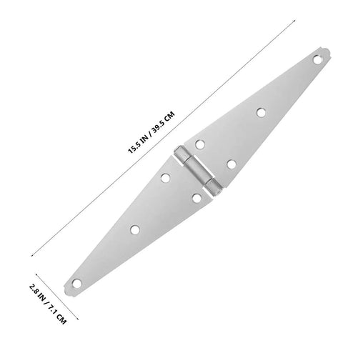 Heavy Duty Slotted Bearing Door Hinge With Galvanized Iron And Protective Coating For Outdoor Use On Garden Gates And Doors Easy Install