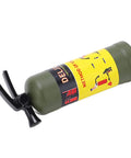 Realistic Mini Fire Extinguisher in green with black nozzle for RC Cars, perfect for Axial SCX10, WPL, MN models.