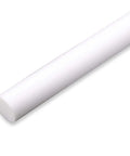 PTFE Teflon Rod, 4 Inch Diameter, 12 Inch Length, High Chemical Resistance, side view, ideal for machining and industrial use.