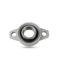 Sick 10 Pack KFL007 35mm Zinc Alloy Pillow Block Bearings For Machine Grind Or Shop Projects Delivering Smooth Rotation And Insane Durability Your Gear Stays Clean Without Breakage Or Friction On Any Heavy Tasks Or Build Workflow Always, front view